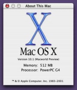 About screen OS X