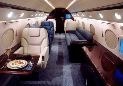 G5 jet interior